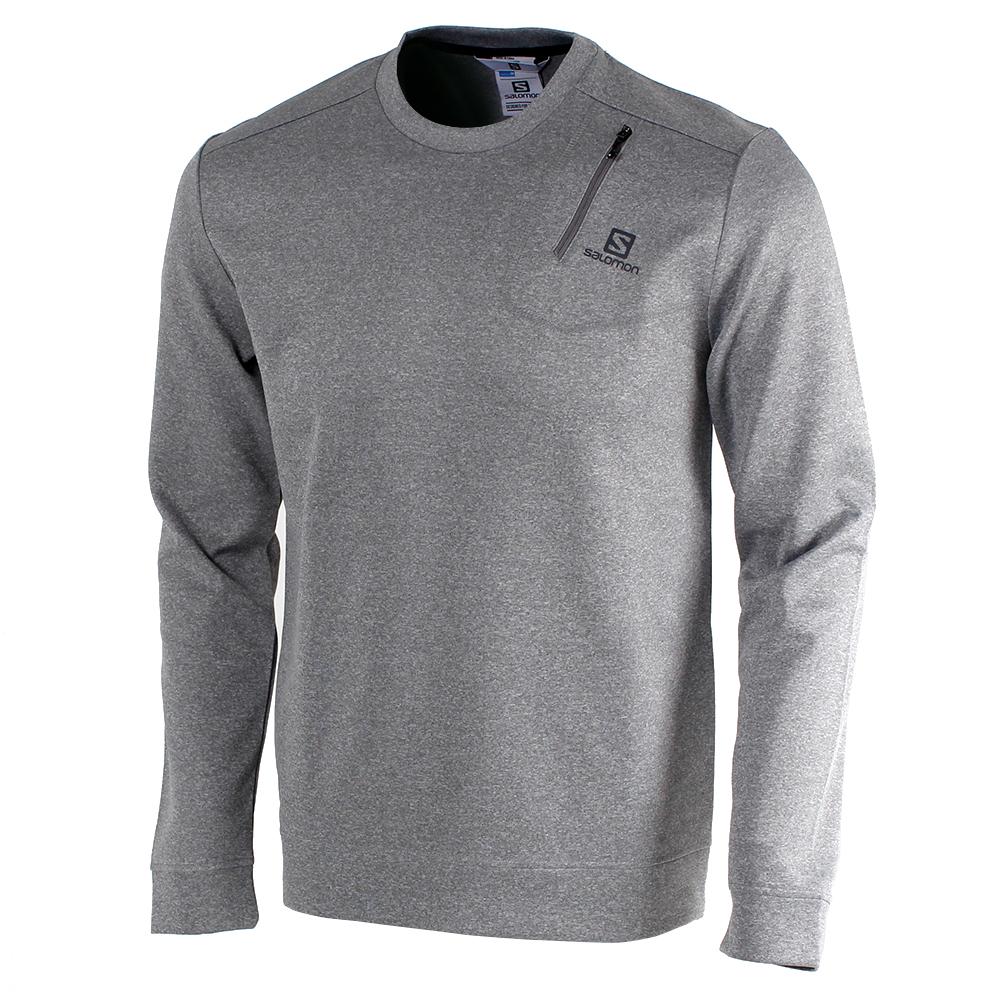 Salomon Israel ECHO M - Mens Pullover - Medium Grey (VQRZ-78024)